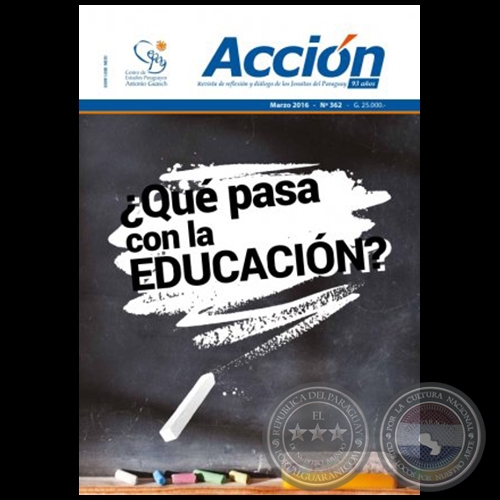 ACCIN N 362 - Revista de reflexin y dilogo de los Jesuitas del Paraguay